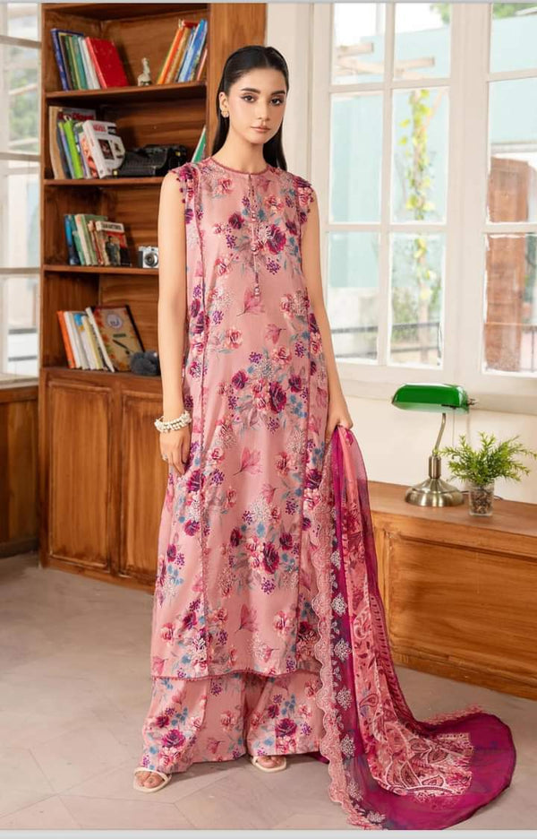 Ziva Khaddar Printed 3pcs