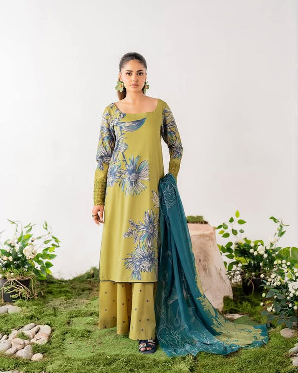 Iznik Khaddar Printed 3pcs