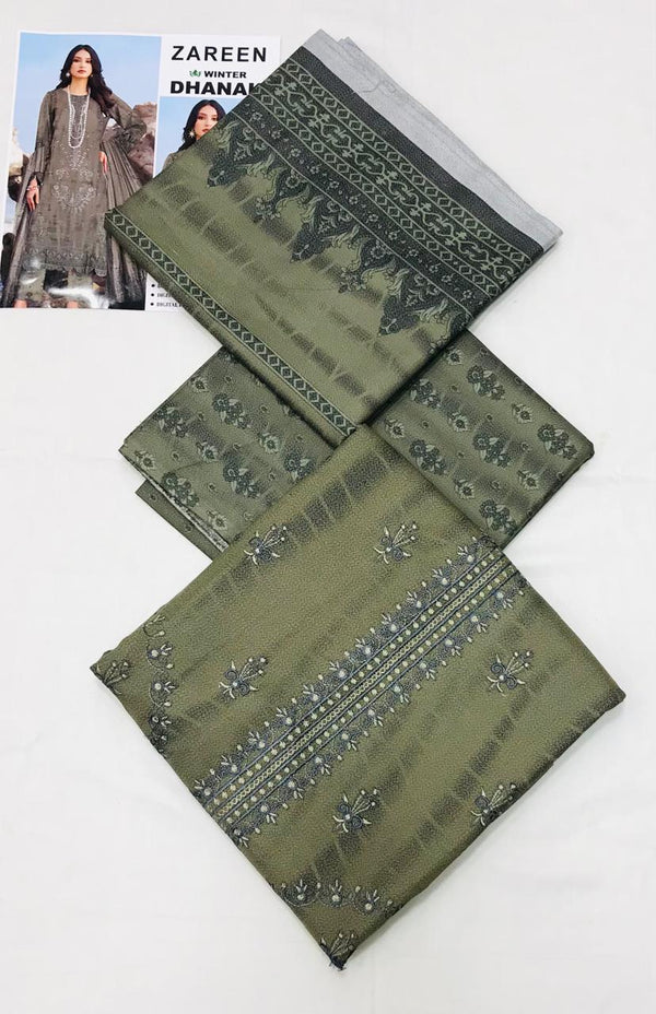 Dhanak Embroidered 3pcs